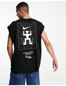 Nike - Trend - Top senza maniche nero con logo