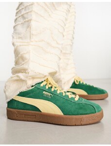 Puma - Delphin - Sneakers verdi con suola in gomma-Verde