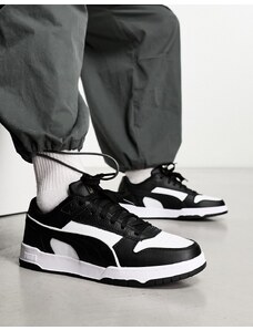 PUMA - Rebound - Sneakers nere e bianche-Nero