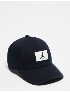 Jordan - Cappellino nero con etichetta del logo