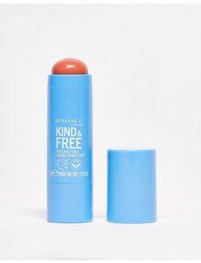 Rimmel London - Kind & Free - Stick multifunzione - 002 Caramel Dusk (pesca delicato)-Arancione