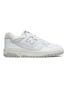 New Balance sneakers in pelle 550 White Grey BB550PB1