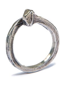 Glauco Cambi anello CHIODO FORGIATO in argento