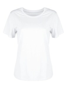 Solada T-shirt Donna Girocollo In Cotone Manica Corta Bianco Taglia 2/3xl