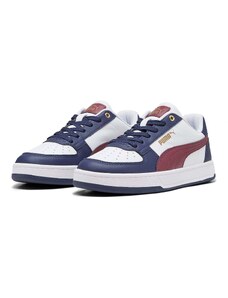 Sneakers bianche da ragazzo con dettagli blu e rossi Puma Caven 2.0 Jr