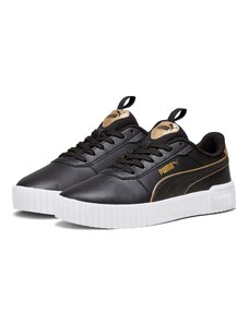 Sneakers da ragazza nere con dettagli oro Puma Carina 2.0 Pop Up Metallics Jr