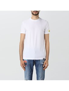 DSQUARED2 - T-shirt con logo - Colore: Bianco,Taglia: XL