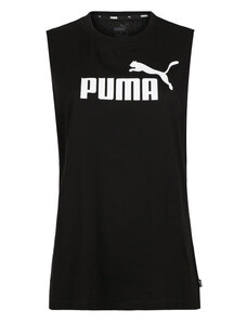 Puma Ess Cut Off Logo Tank Canotta Donna Regular Fit T-shirt Nero Taglia M