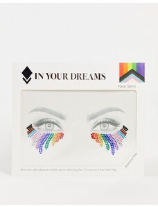 In Your Dreams - Pride - Pietre da viso pendenti arcobaleno-Multicolore