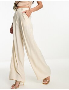 Style Cheat - Pantaloni a fondo ampio crema-Bianco
