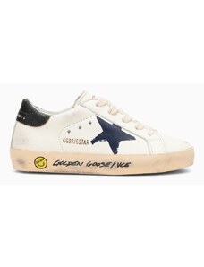 Golden Goose Sneaker Super-Star bianca/navy