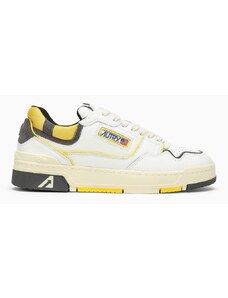 AUTRY Sneaker bassa CLC bianca/grigia/gialla