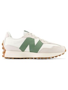 New Balance - 327 - Sneakers bianche e verdi-Bianco