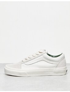 Vans - Old Skool - Sneakers bianche con lacci oversize-Bianco