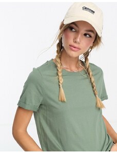 Vero Moda - T-shirt color kaki-Verde