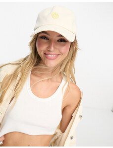 SVNX - Cappellino crema con ricamo di limone-Bianco