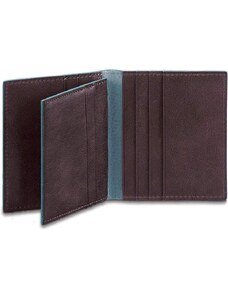 Piquadro Porta carte di credito blue square