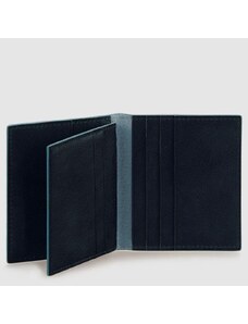 Piquadro Porta carte di credito blue square