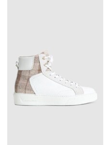 Woolrich Sneaker classic court mid con motivo check