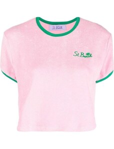 Mc2 Saint Barth T-shirt in cotone con bordi
