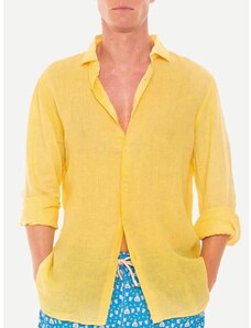 Mc2 Saint Barth Camicia di lino gialla