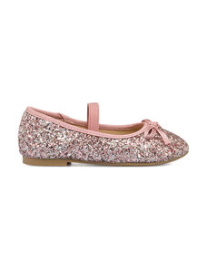 Ballerine rosa da bambina con paillettes Le scarpe di Alice