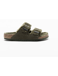 Pantofole Birkenstock Arizona Shearling Verde