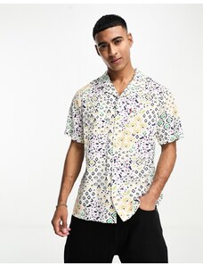 Levi's - Sunset Camp - Camicia a maniche corte con stampa a fiori multicolore