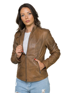 Leather Trend Giada - Giacca Donna Cuoio in Vera Pelle