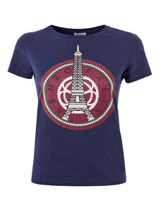 T-Shirt Kenzo Tour Eiffel XS Blu 2000000011684
