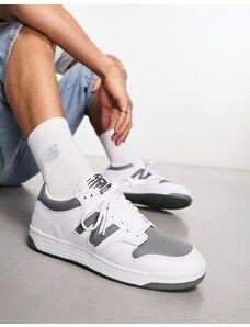 New Balance - 480 - Sneakears bianche e grigie-Bianco