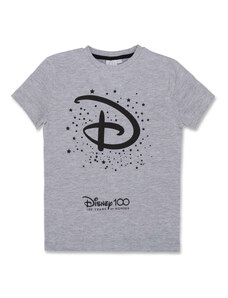 T-shirt grigia da bambina con stampa Disney