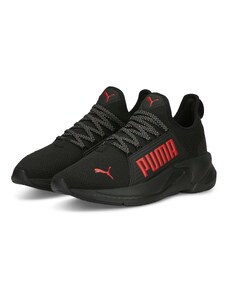 Scarpe da running slip-on nere da uomo con logo laterale Puma Softride Premier