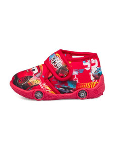 Pantofole rosse da bambino con stampa Cars Saetta McQueen
