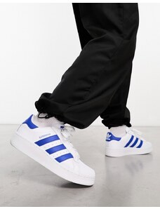 adidas Originals - Superstar XLG - Sneakers bianche e blu-Bianco
