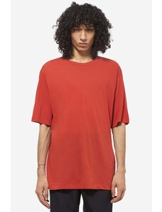 Auralee T-Shirt SUPER SOFT TEE in lana rossa