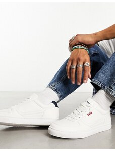 Levi's - Liam - Sneakers bianche in pelle con logo-Bianco