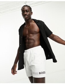 BOSS Bodywear BOSS - Starfish - Pantaloncini da bagno bianchi-Bianco
