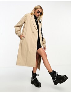 Noisy May - Trench oversize color crema-Bianco