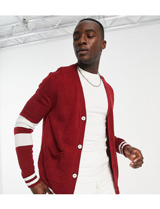 Another Influence Tall - Cardigan stile college bordeaux-Rosso