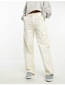 Levi's - '94 - Pantaloni ampi cargo crema con tasche-Bianco