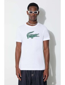 Lacoste t-shirt uomo colore bianco