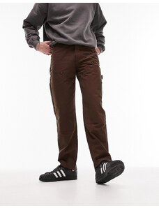 Topman - Pantaloni marroni-Brown