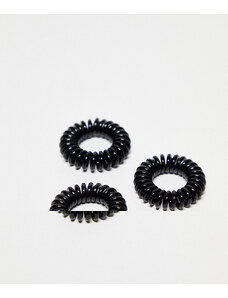 Invisibobble - Confezione da 3 elastici per capelli a spirale Original - True Black-Nero
