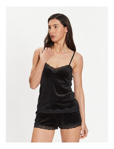 Pigiama Da Donna In Raso, 2 Pezzi, Senza Maniche, Set Notte In Seta Effetto, Elegante E Morbido - 2