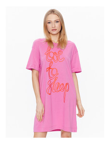 Leversic Camica Da Notte Donna Estiva Camicia Notte Donna Cotone Maniche Corte Vestaglia Estiva Manica Corta T-Shirt Da Casa Casual 1170-Blu L - Foto 3