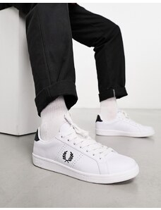 Fred Perry - B721 - Sneakers in pelle bianche-Bianco