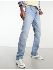 ASOS DESIGN - Jeans dritti blu lavaggio chiaro