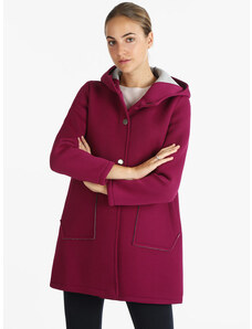 Cappotti bordeaux da donna in saldo Autunno Inverno 2024 Stileo