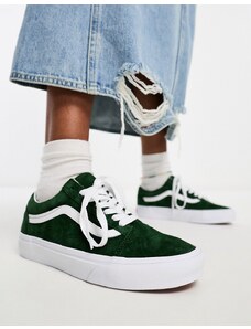 Vans - Old Skool - Sneakers verdi scamosciate-Verde